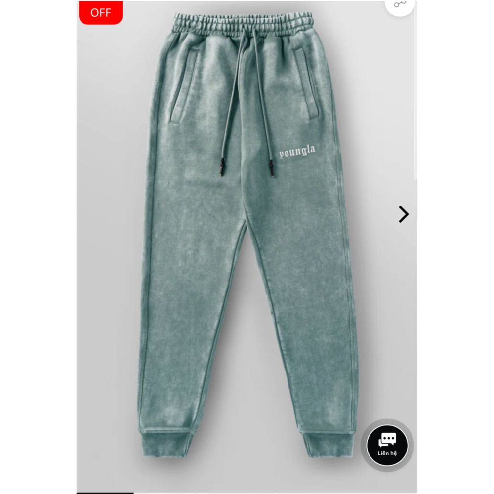 RARE Sold Out YoungLA 2022 Love Sets Joggers in Slate Wash, Men’s Large NWT
